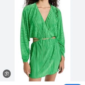 NWT Good American Plisse Sculpted Dress Size 0